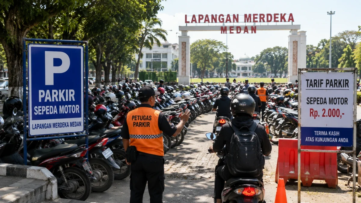 Viral, Seorang Warga Kehilangan Motor di Parkiran Lapangan Merdeka Medan, Ternyata Pengelola Bisa Digugat Secara Hukum!