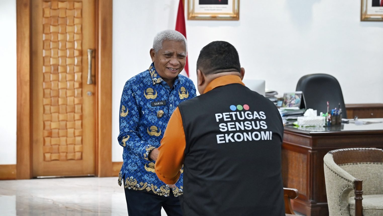 Wagubsu Didatangi Petugas Sensus Ekonomi BPS