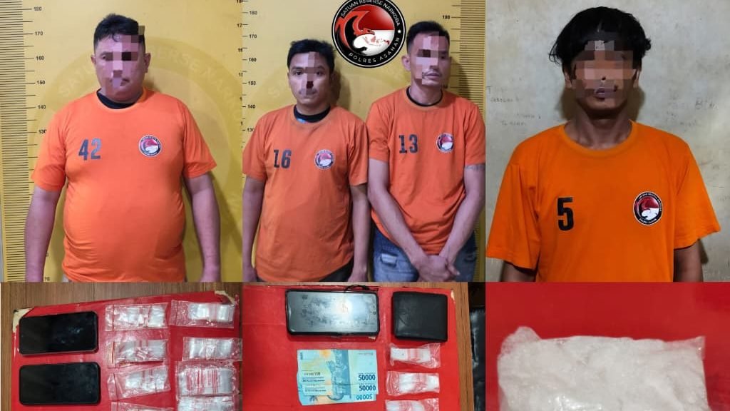 Mantan Anggota Polri Terlibat Jaringan Pengedar Ditangkap Timsus Anti Narkoba Polres Asahan