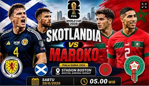 Prediksi Skor Skotlandia vs Maroko Grup C Piala Dunia 2026: Maroko akan Mengamuk