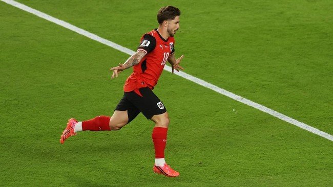 Babak Pertama: Schmid Cetak Gol Roket, Austria Unggul 1-0 Atas Yordania di Piala Dunia 2026