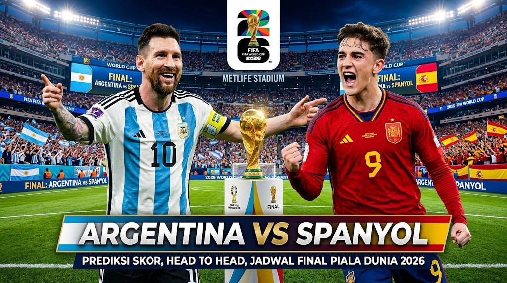 Spanyol vs Argentina di Final Piala Dunia 2026 Duel Sengit Guru dan Murid