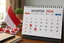 Daftar Tanggal Merah Agustus 2026 Plus Jadwal Long Weekend