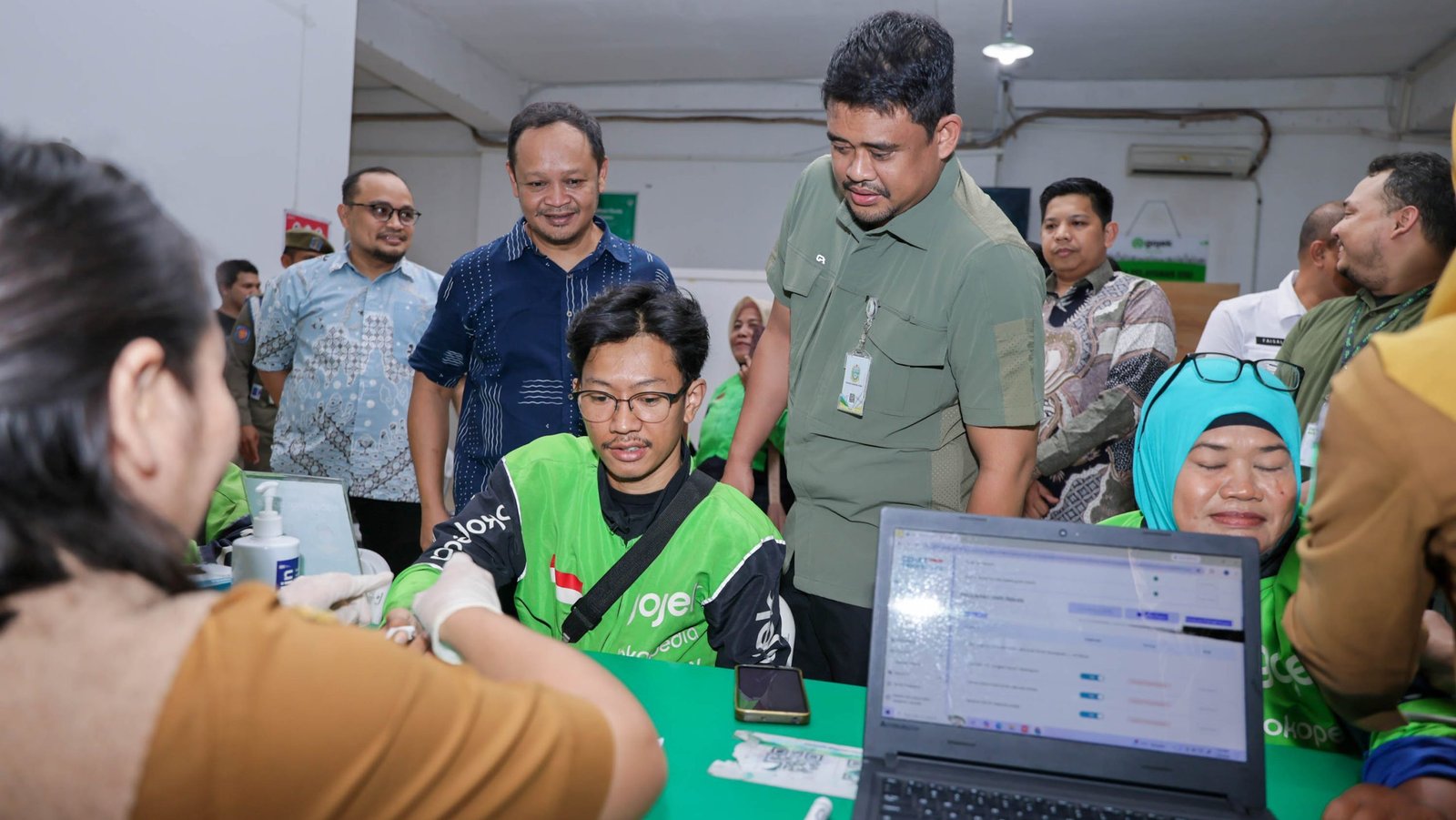 Gubsu Apresiasi Cek Kesehatan Gratis Pengemudi Gojek