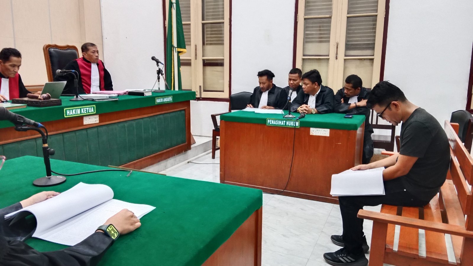 Eks Kadinsos PMD Samosir Minta Hakim Batalkan Dakwaan Korupsi Bantuan Bencana