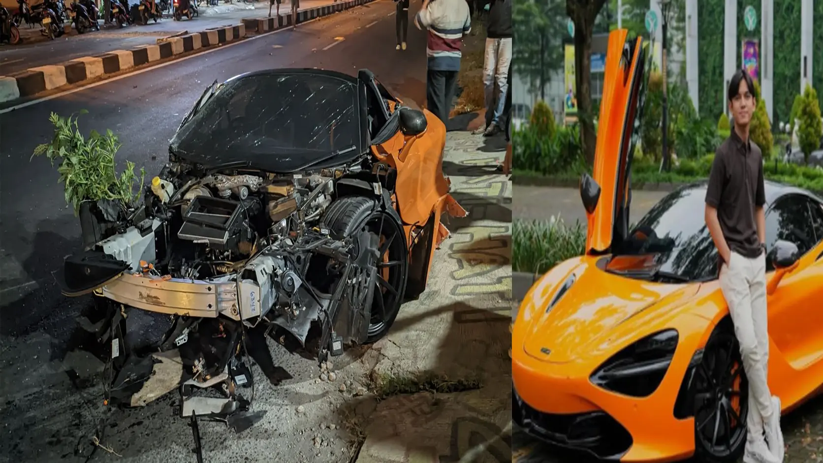 McLaren Milik YouTuber Andra ST Terbelah Dua dalam Kecelakaan di Sukoharjo, Begini Kronologi dan Kondisi Terkininya
