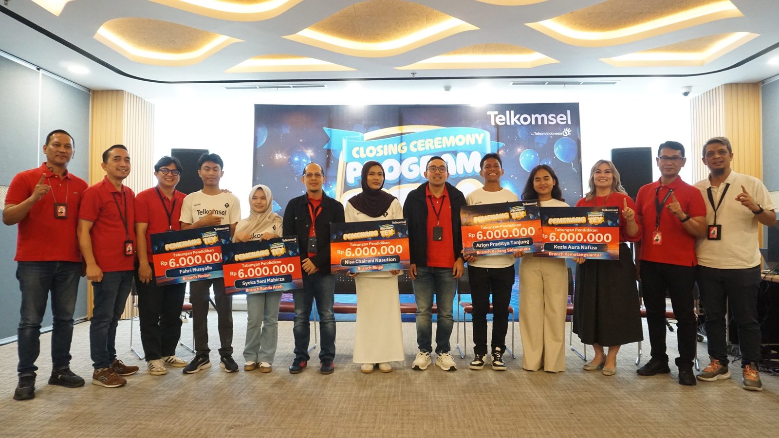 Siswa Asal Sumut dan Aceh Raih Beasiswa Kuliah dari Telkomsel