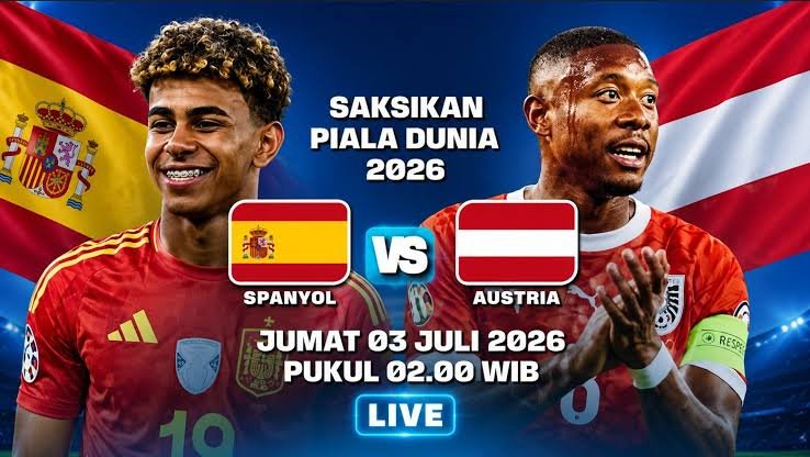 Prediksi Skor Spanyol vs Austria di Babak 32 Besar Piala Dunia 2026: Skuad Matador Siap Jinakkan Austria