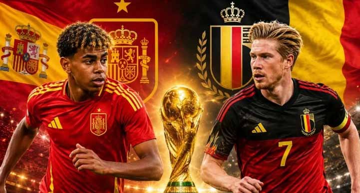 Spanyol vs Belgia di Perempat Final Piala Dunia 2026: Matador Paksa Belgia Angkat Koper
