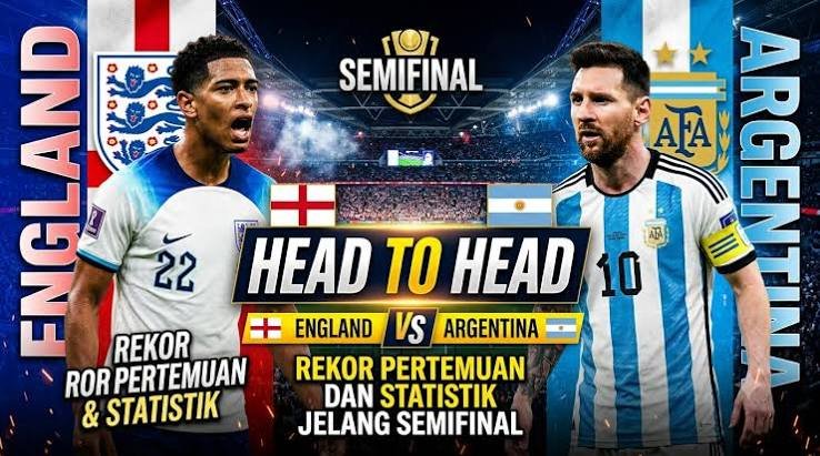 Analisis Inggris vs Argentina di Semifinal Piala Dunia 2026: The Three Lions Tidak Tinggal Diam Hadapi Sang Juara