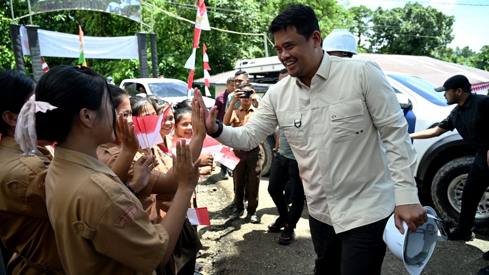 Pelajar Nias Utara Bersyukur Program Sekolah Gratis Gubsu Ringankan Beban Orang Tua