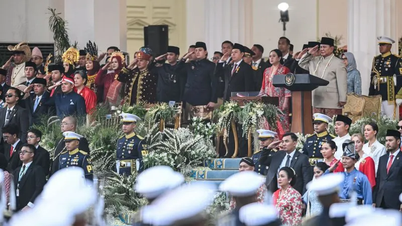 Prabowo Minta Para Komandan Upacara HUT ke-81 RI Menghadap Usai Bendera Diturunkan