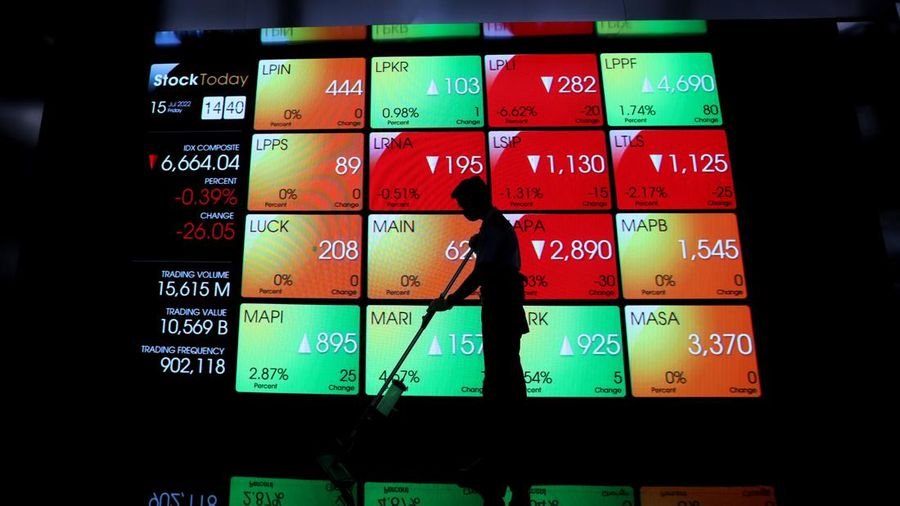 IHSG Melemah 9,16 Poin Terseret ke Level 6.450,10
