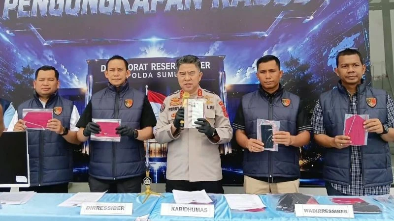 Patroli Siber Polda Sumut Bongkar Dugaan Siaran Pornografi, Perempuan IP Ditangkap