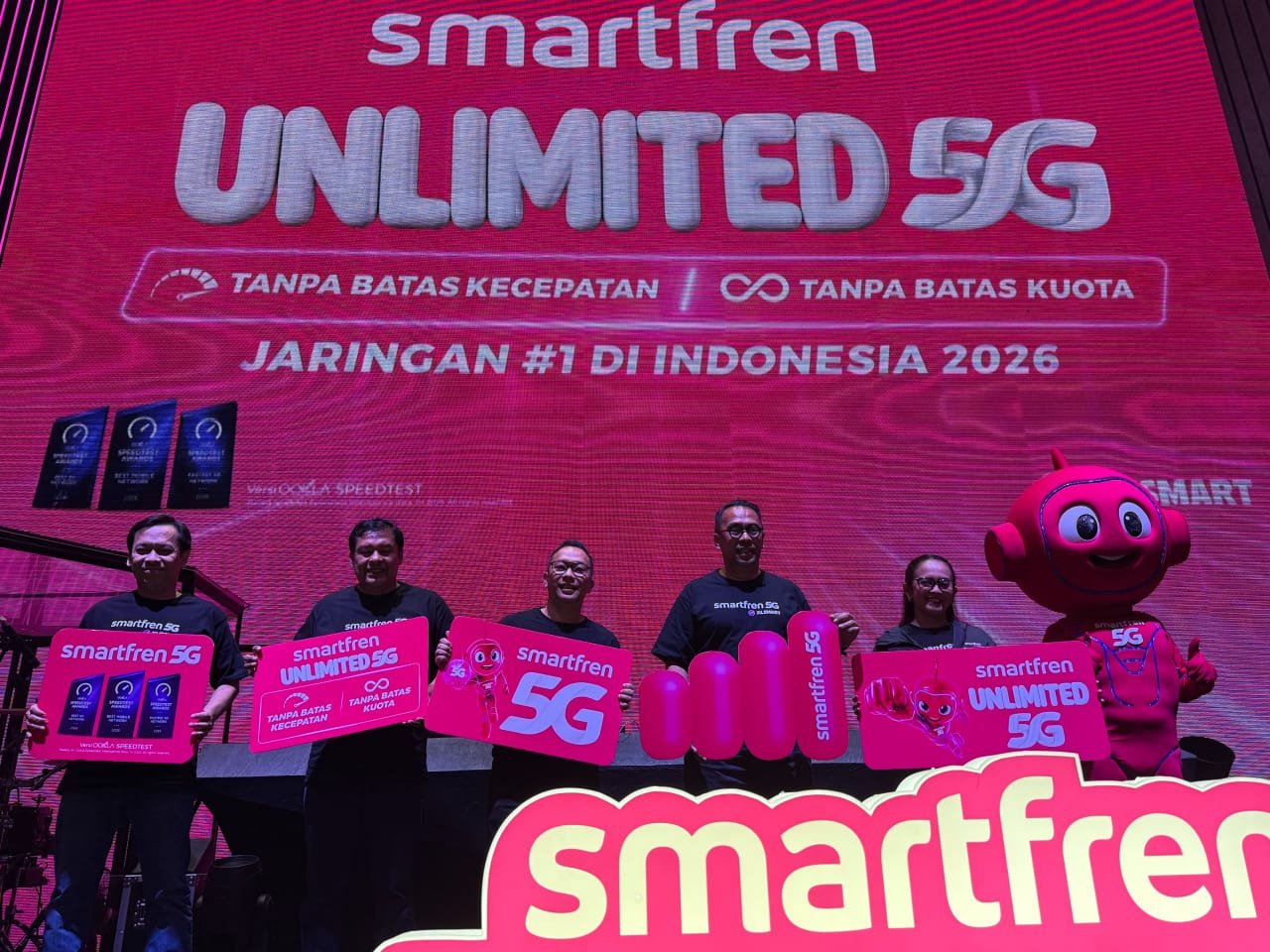 SMARTFREN Hadirkan Pengalaman Unlimited 5G, 1.000 BTS 5G XLSMART Lebih Memperkuat Jaringan di Medan, Binjai dan Deli Serdang