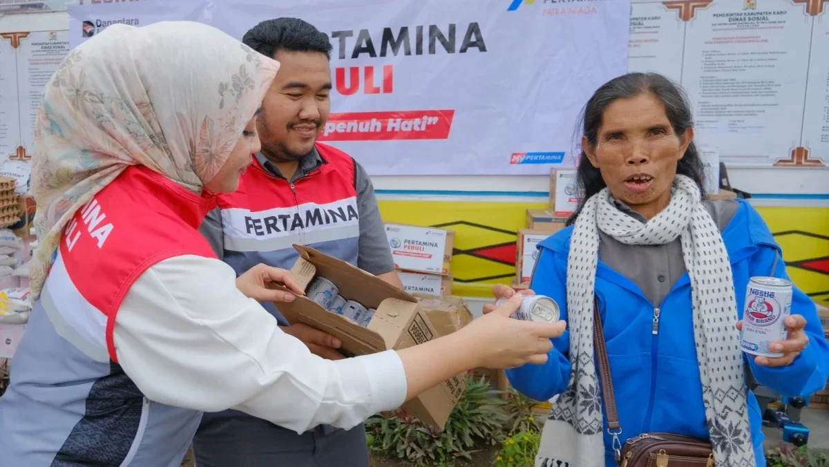 Zona Bahaya Menyusut, Pertamina Sumbagut Pacu Pemulihan Ekonomi Pasca-Erupsi Sinabung