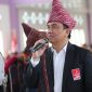 Politikus PDIP yang juga anggota DPR RI Effendi Simbolon saat menghadiri acara Pesta Bona Taon PSBI 2024, di Sopo Bolon HKBP Pangururan, Kabupaten Samosir, Selasa (27/2). Foto: Dok. Tim media Effendi Simbolon