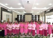 Ketua Cabang Bhayangkari Polres Nias Sambut Ketua PD Bhayangkari Sumut