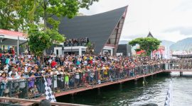 Ilustrasi - Ajang balapan F1 Powerboat Danau Toba 2024 mencapai 70 ribu orang. Foto: Antara