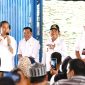 Presiden Joko Widodo atau Jokowi pada saat menyerahkan bantuan pangan cadangan beras pemerintah kepada ratusan Keluarga Penerima Manfaat (KPM) di Kabupaten Labuhanbatu, Jum'at (15/3/2024). (Dok: Diskominfo Sumut)