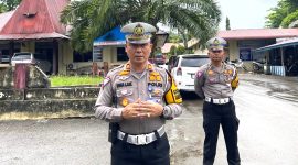 Satlantas Polres Nias menindak 374 pelanggar selama Operasi Keselamatan Toba 2024. Foto: Humas Polres Nias