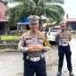 Satlantas Polres Nias menindak 374 pelanggar selama Operasi Keselamatan Toba 2024. Foto: Humas Polres Nias