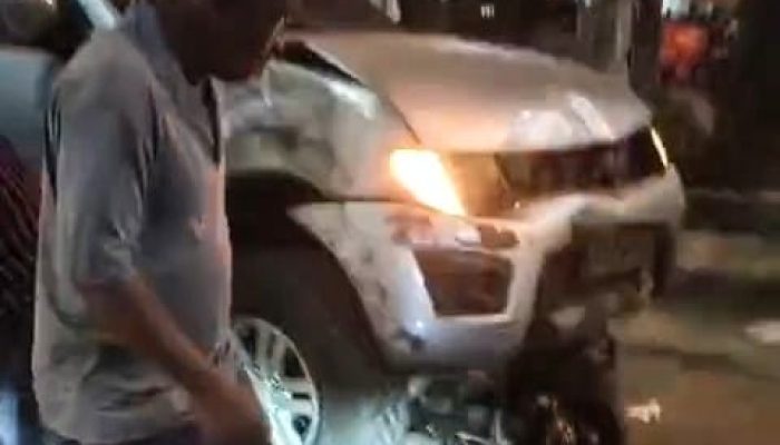 Kecelakaan di Simpang Pos Medan, Mobil Tabrak 4 Sepeda Motor