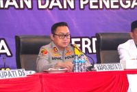 Kapolresta Deli Serdang Kombes Raphael Sandhy Cahyo Priambodo merespons desakan mahasiswa terkait judi. Foto: Istimewa