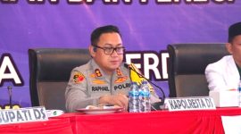 Kapolresta Deli Serdang Kombes Raphael Sandhy Cahyo Priambodo merespons desakan mahasiswa terkait judi. Foto: Istimewa