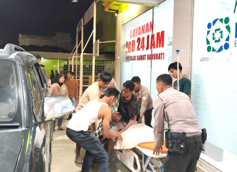 Harimau Sumatera menyerang seorang petani cabai di Kabupaten Langkat, Sumatera Utara, Senin (11/3) sore. Foto: Humas Polres Langkat