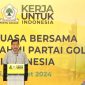 Ketua Dewan Penasihat Partai Golkar Luhut Binsar Pandjaitan saat kegiatan syukuran partai di Kabupaten Badung, Bali, Jumat (15/3/2024). Foto: Antara/Ni Putu Putri Muliantari