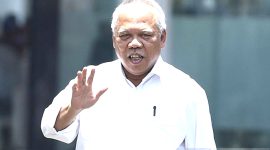 Menteri PUPR Hadi Muljono. Foto: Antara