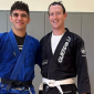 juara dunia One flyweight submission grappling Mikey Musumeci latihan bersama bos Meta Mark Zuckerberg. Foto: Internet