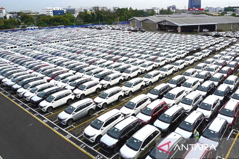 Jejeran kendaraan dari Daihatsu. Foto: Antara/HO-Daihatsu Indonesia