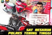 Pelaku Curanmor di Tebingtinggi setelah ditangkap Polres Tebingtinggi. (Foto: Istimewa)