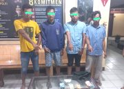 Todong dan Rampas Tas Pegawai Koperasi, 4 Pelaku Diringkus Polisi