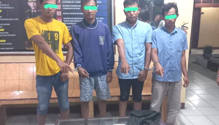 Todong dan Rampas Tas Pegawai Koperasi, 4 Pelaku Diringkus Polisi