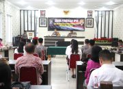 Wakapolres Nias Pimpin Sidang BP4R Empat Personel yang akan Menikah