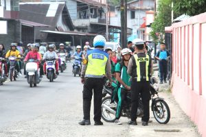 Satlantas Polres Nias Temukan 54 Pelanggar dalam 3 Hari Operasi Keselamatan Toba 2024