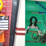 Remaja yang memanah pengendara motor