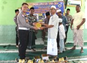 Aksi Kasat Lantas Polres Nias: Serahkan Al Qur’an dan Sembako ke Masjid