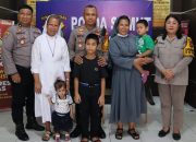 AKBP Revi Sambut 2 Anak Panti yang Sembuh Berkat Bantuan Ibu Kapolri