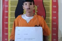 Satreskrim Polres Padangsidempuan meringkus RP, pelaku pencabulan terhadap anak. Foto: Humas Polres Padangsidempuan