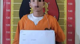 Satreskrim Polres Padangsidempuan meringkus RP, pelaku pencabulan terhadap anak. Foto: Humas Polres Padangsidempuan