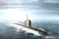 Foto ilustrasi kapal selam Scorpène® Evolved buatan perusahaan Prancis Naval Group. Antara/HO-Naval Group.