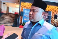 Sekretaris DPD Partai Gerindra Sumut Sugiat Santoso. Foto: iNews/Wahyudi Aulia Siregar