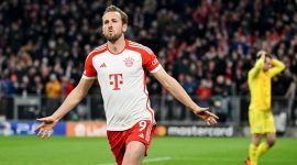 Harry Kane jadi andalan Bayern Munchen vs Real Madrid. (REUTERS/Angelika Warmuth)