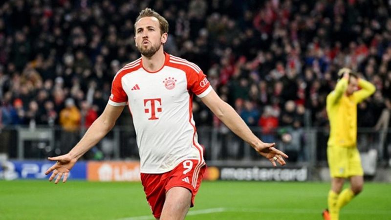 Harry Kane jadi andalan Bayern Munchen vs Real Madrid. (REUTERS/Angelika Warmuth)