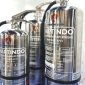 Produk pemadam api “Lithium Fire Killer” (LFK) Hartindo AF31 PT Famindo Alfa Spektrum Teknologi (FAST) yang dipamerkan pada gelaran PEVS 2024, di JIExpo Kemayoran, Jakarta, Sabtu (4/5/2024). Foto: Antara/Pamela Sakina