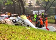 Pesawat Jatuh di BSD Serpong, 3 Orang Meninggal Dunia